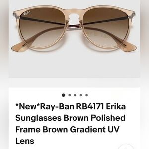 Ray-Ban Erika Brown Gradient Sunglasses